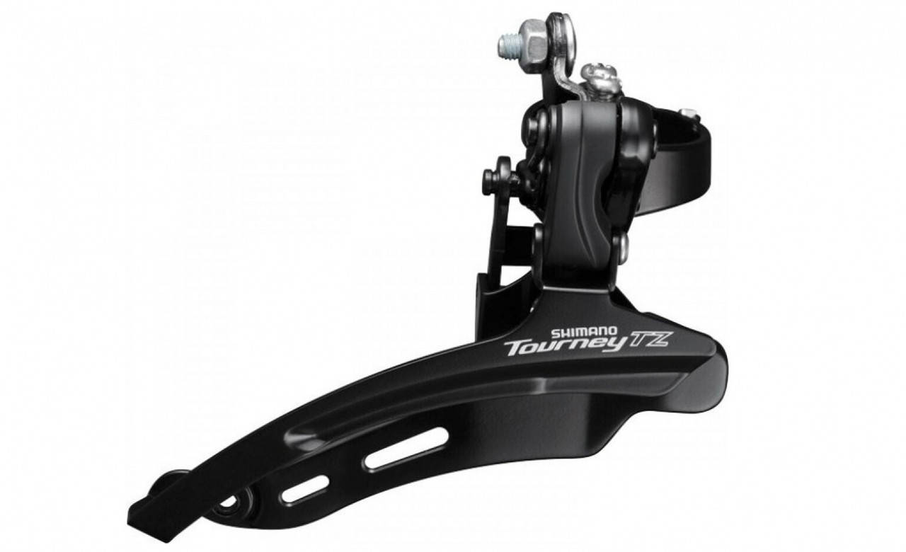 

Переключатель перед. индекс. под трубу 31,8мм в/тяга черн. SHIMANO FD-TZ500