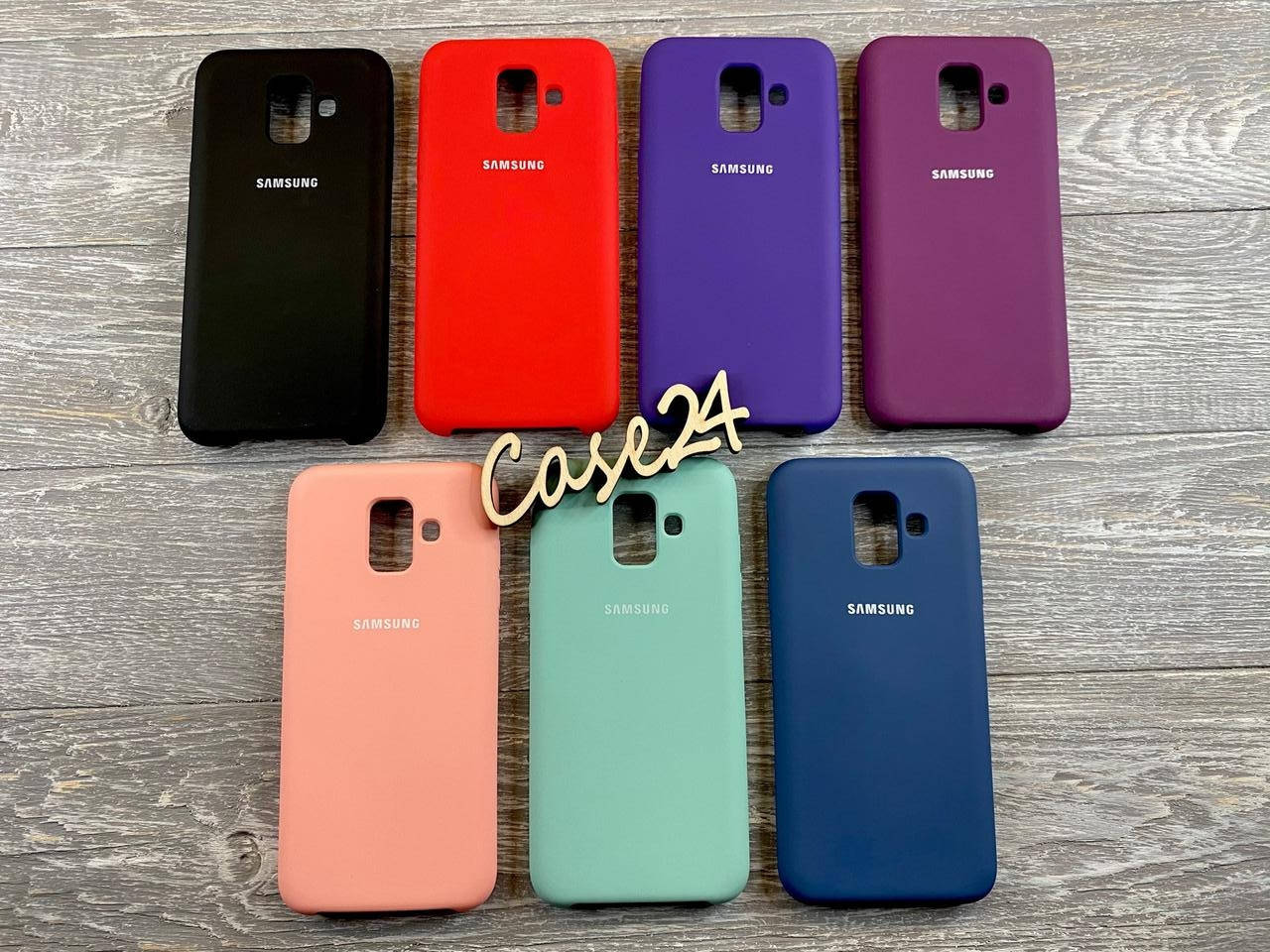 

Чехол Soft touch для Samsung Galaxy A6 2018 (7 цветов), Разные цвета