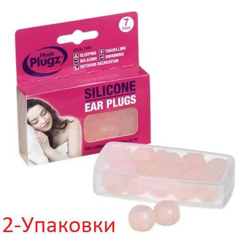 

Силиконовые беруши Hush Plugz Pink 2 упаковки (869-02-2u)