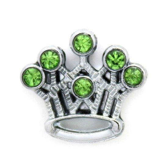 

Корона украшения для наборных браслетов, бусина Корона для наборного браслета Салатовый