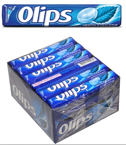 

Льодяники Olips зі смаком ментолу та евкаліпта (24 шт / уп)