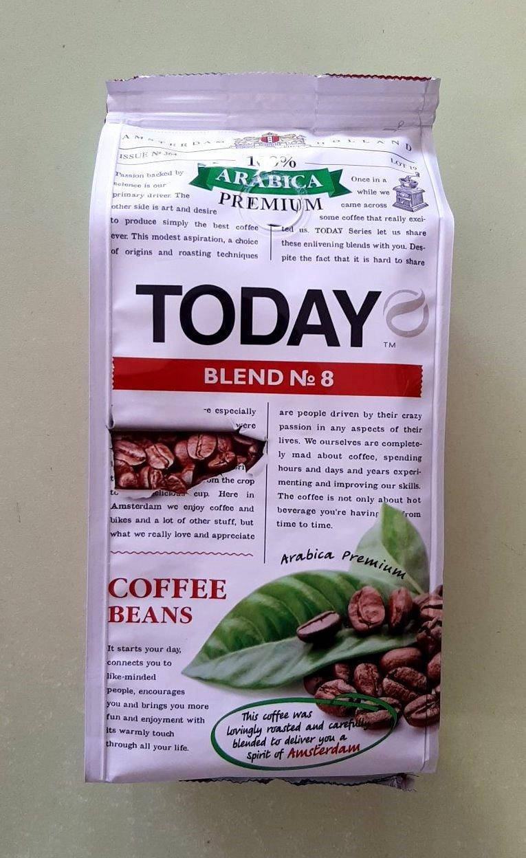 

Кофе Today Blend8 200 г зерновой