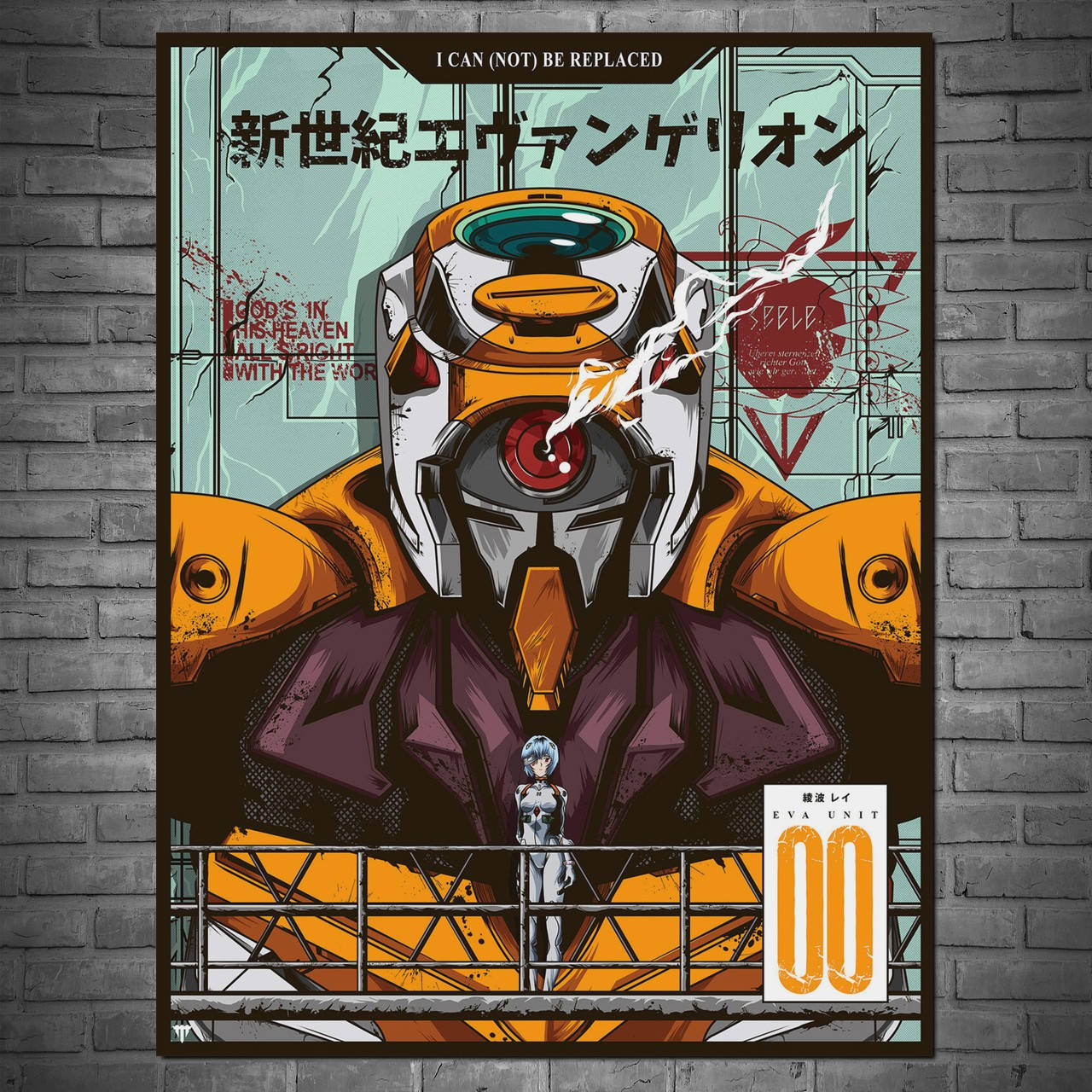 

Плакат "Евангелион, Neon Genesis Evangelion, EVA Unit 00" (артикул 5032)