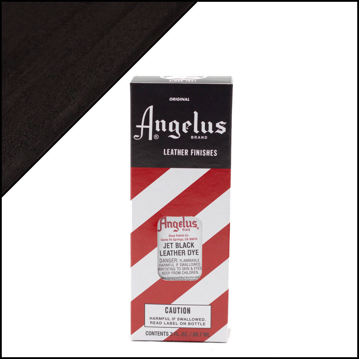 

Краситель для кожи Angelus Leather Dye Jet Black (черная), Черный