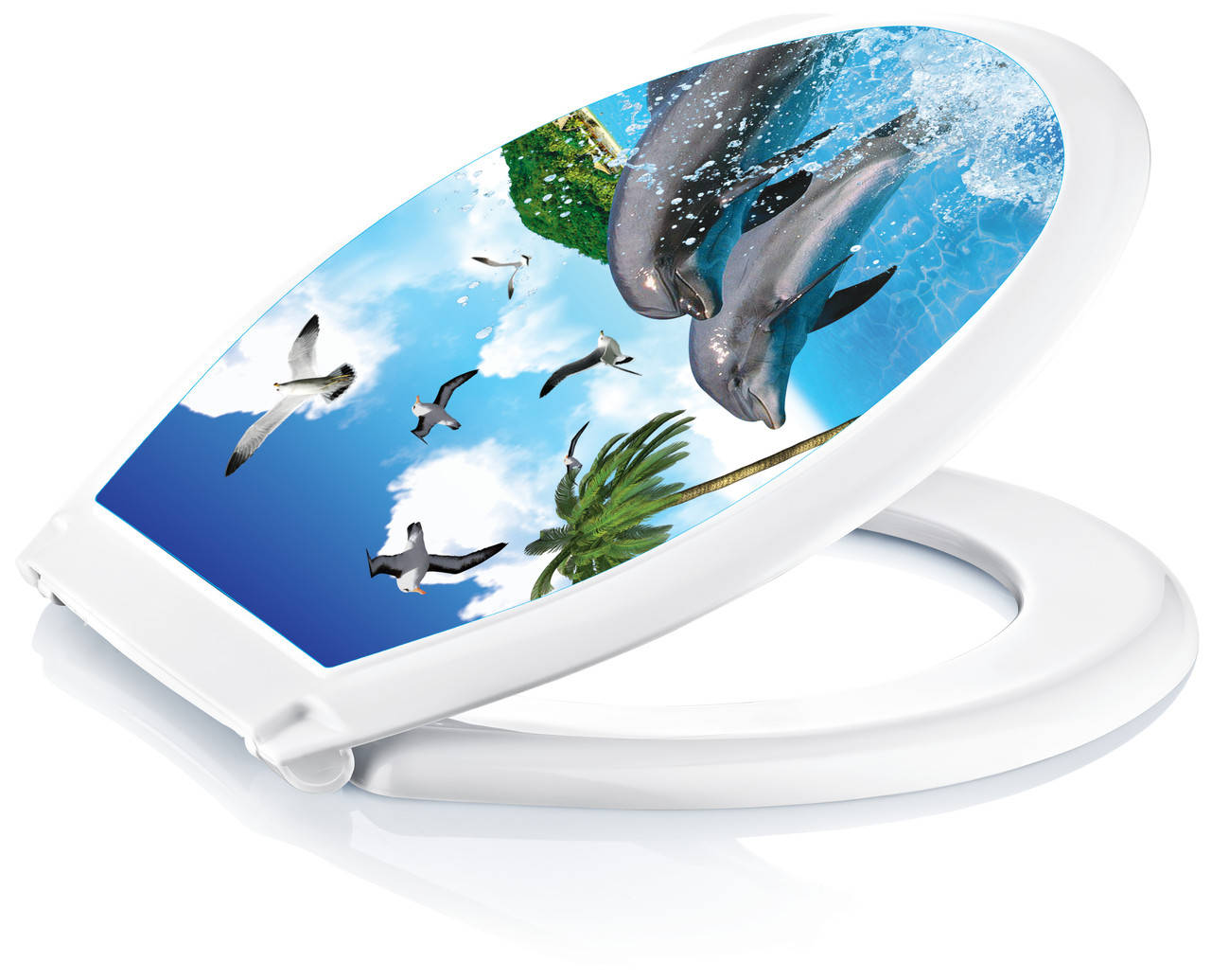 

Крышка для унитаза Декор BA-410 Irak plastik, Турция, Белый