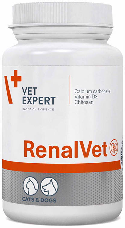 

VetExpert RenalVet Препарат для собак и кошек с хронической почечной недостаточностью 60 капсул