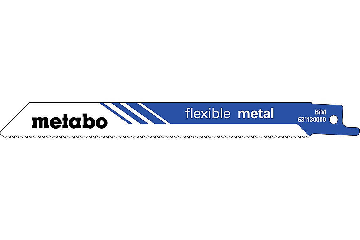 

Пильные полотна для сабельных пил Metabo FLEXIBLE METAL, 150x0.9 мм, 2 шт. (631130000)