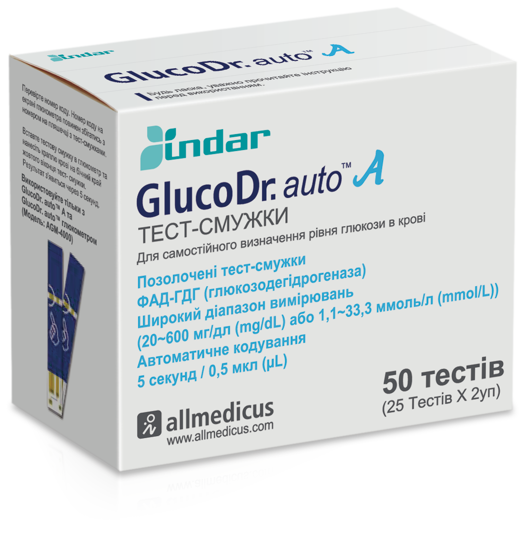 

Тест-полоски GlucoDr.Auto AGM 4000 50 шт.