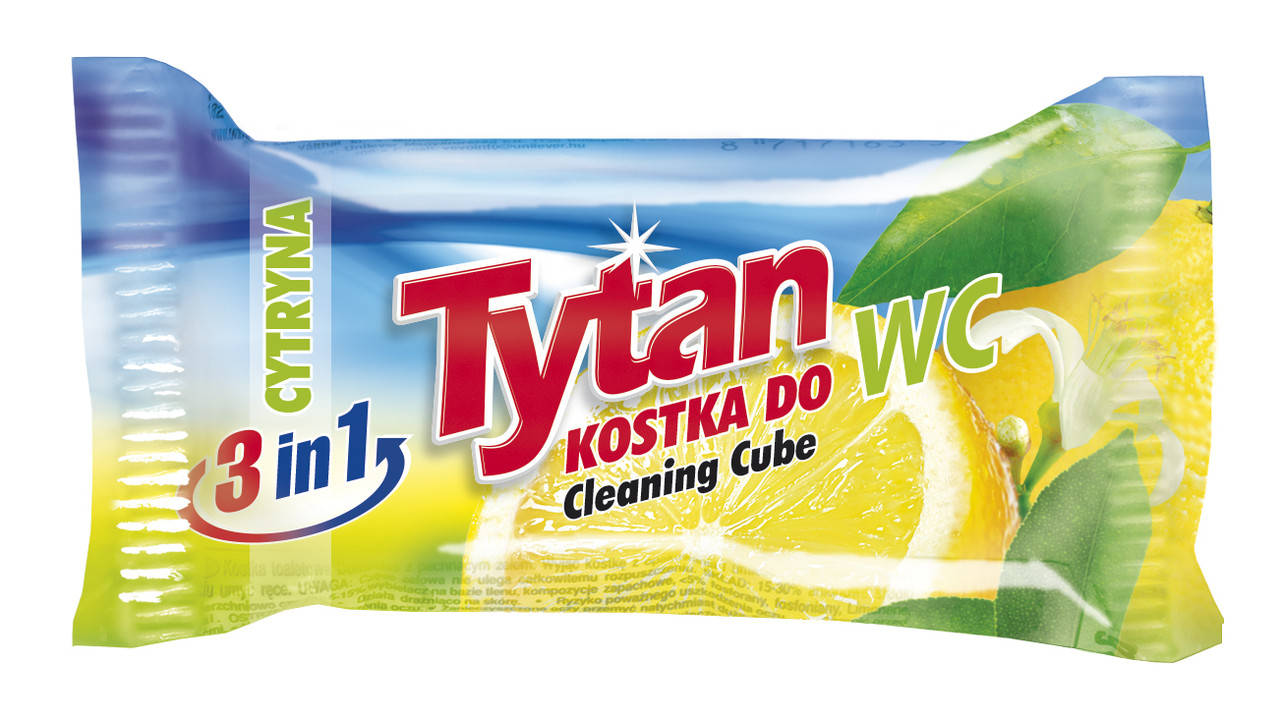 

Туалетний ароматизатор двухфазный Тytan Лимон 40 гр запаска