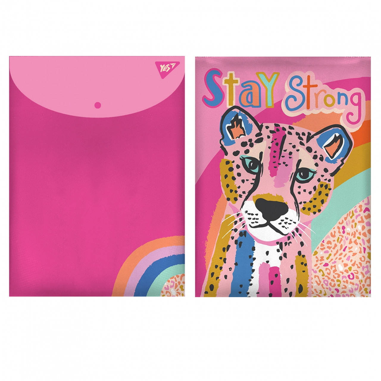 

Папка-конверт YES на кнопке А4 "Pink Panther"