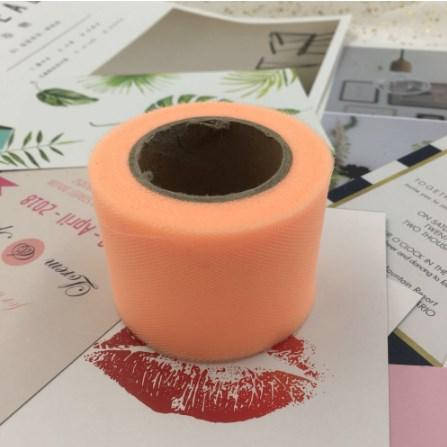 

Фатин персиковый 5см