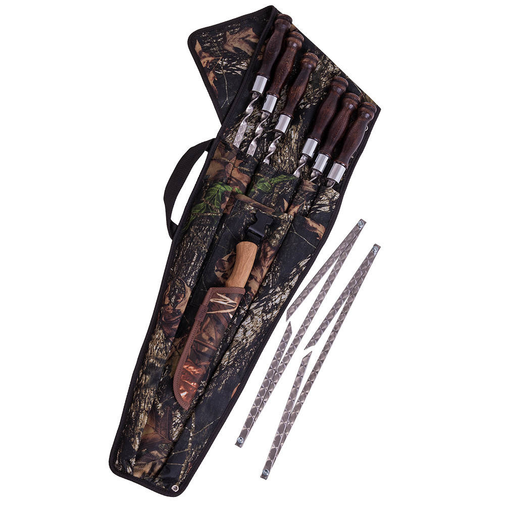 

Набор шампуров ТУРИСТ Gorillas BBQ в чехле из брезента