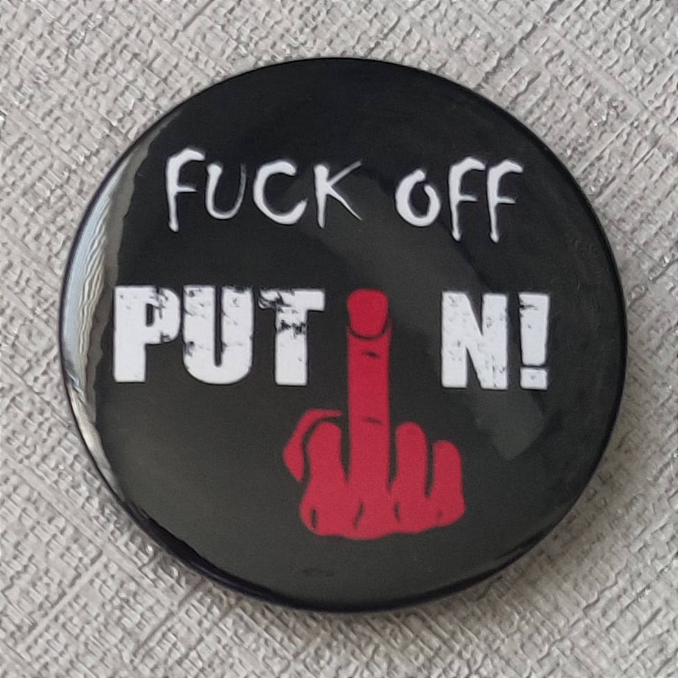 

Значок Fuck off putin