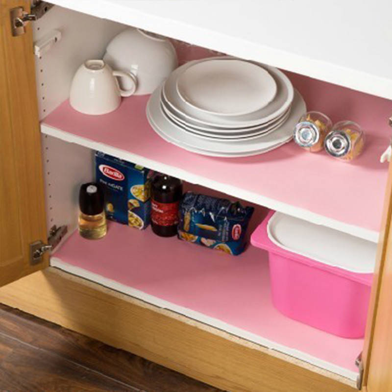 

Скатерть антискользящая, рулон 0.3м*1.5м, под столовые приборы, для полочек, ящиков и др. Розовый