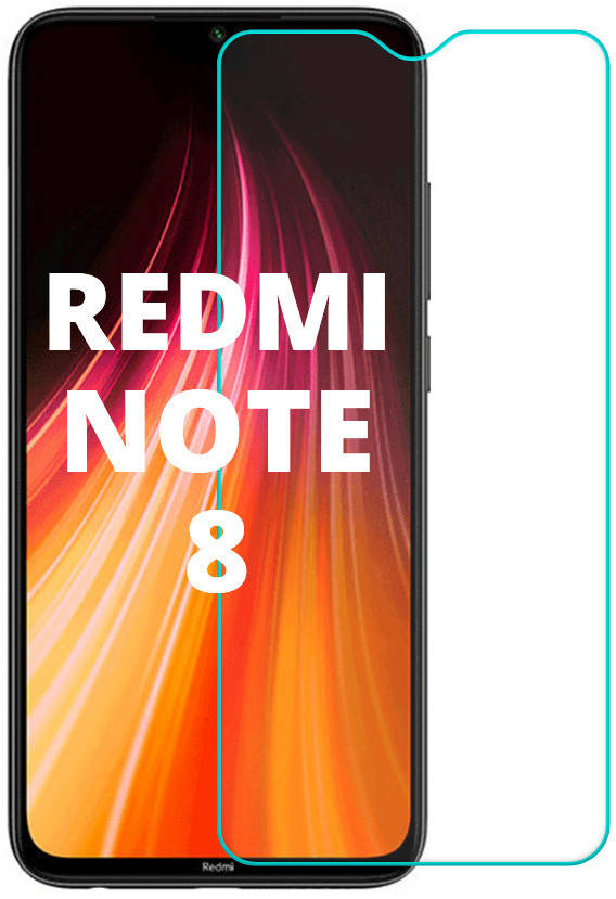 

Защитное стекло для Xiaomi (Ксиоми) Redmi Note 8 (с отступами)