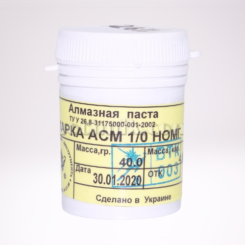 

Паста алмазная для металла АСМ 1/0 НОМГ 40 г