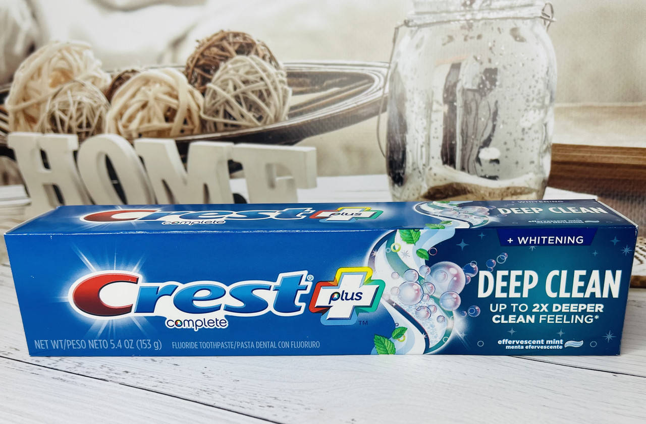 

Глубокоочищающая зубная паста Crest Complete Deep Clean Effervescent Mint