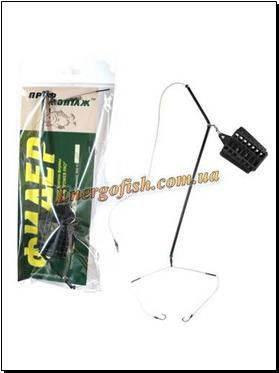 

Снасть фидерная Профмонтаж 50г 2 крючка