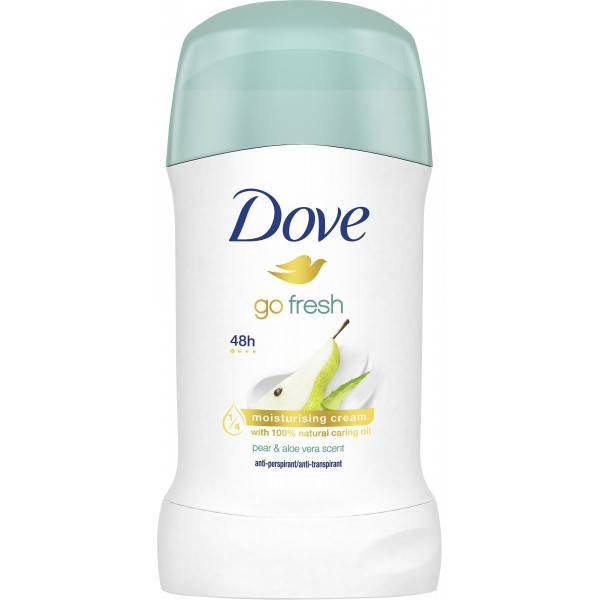 

Антиперспирант-стик Dove Go Fresh Pear & Aloe Vera Scent с ароматом груши и алоэ вера, 40 мл