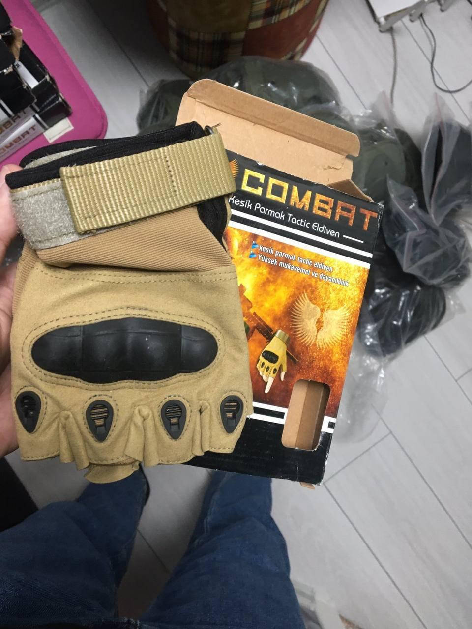 

Перчатки беспалые штурмовые тактические Combat