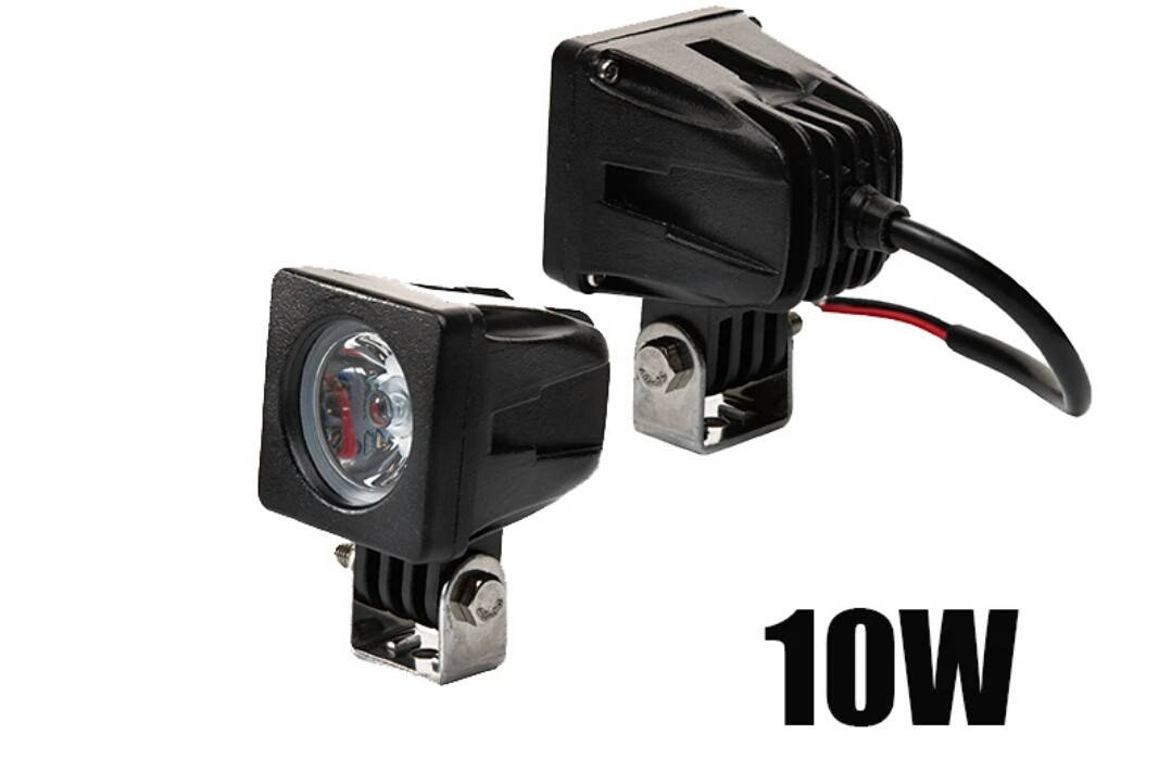 

Led Фара 10 W Дальний свет с линзой, Белый