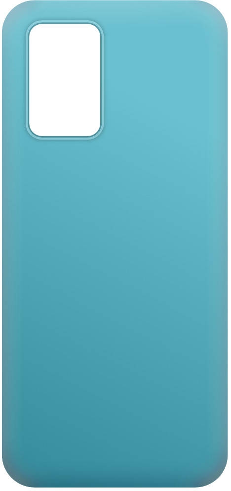 

Матовый чехол OneShot Realme 8 Pro (силиконовая накладка) (Реалми 8 Про), Бирюзовый
