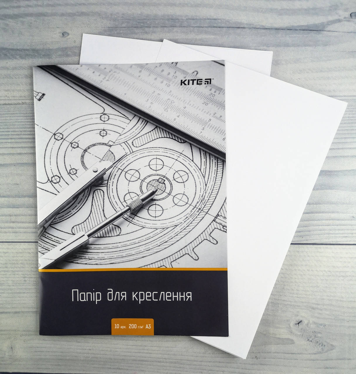 

Папка Для черчения А3 10 л. 200 гр К18-270 28501Ф Kite Германия, Белый