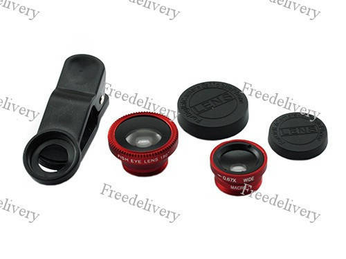 

3в1 фишай, широкоугольная, макролинза для телефона