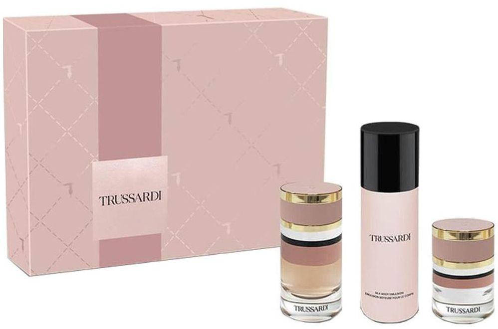 

Набор Trussardi Eau De Parfum (edp/90ml + b/emuls/200ml + edp/mini/30ml)