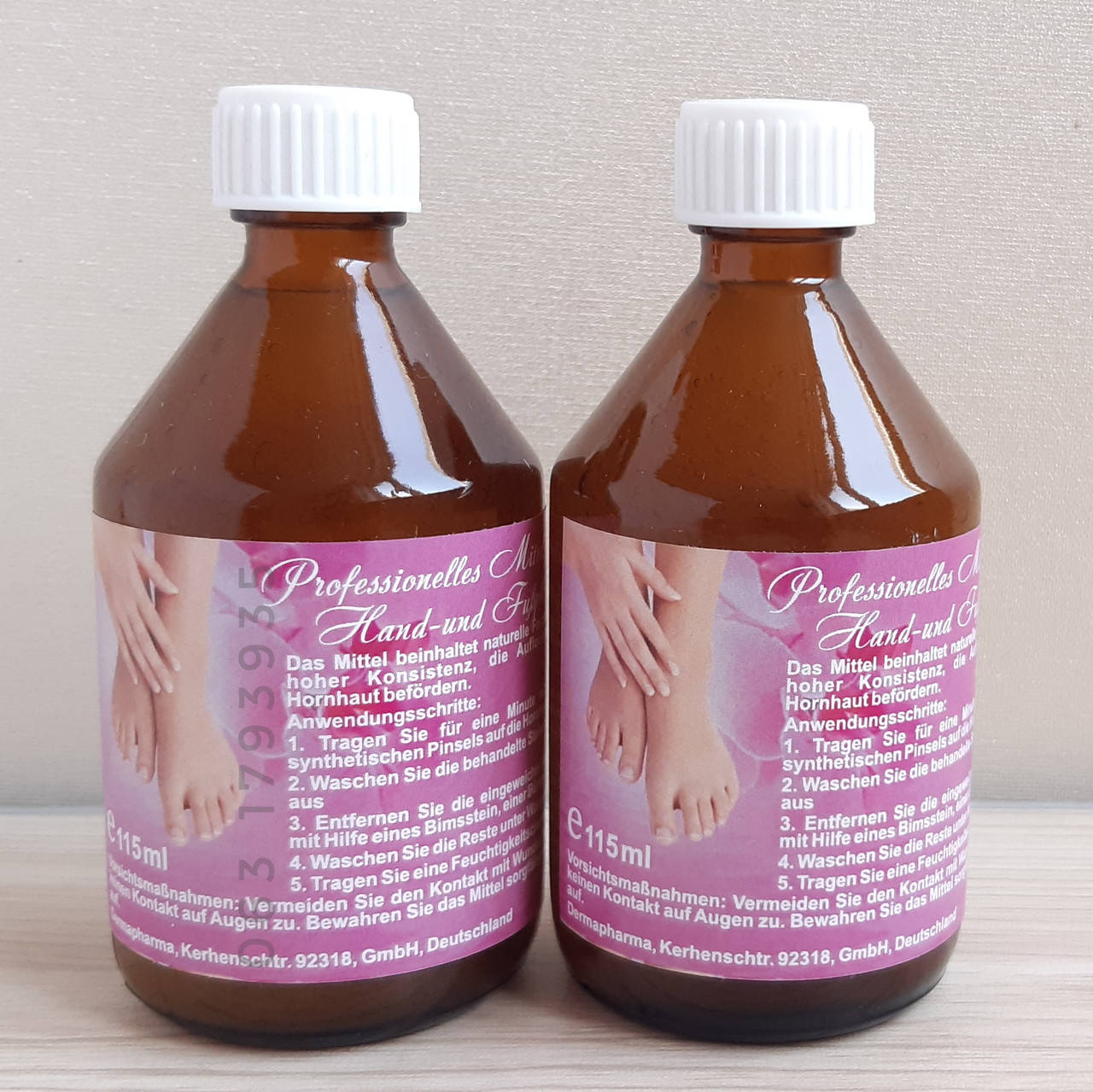 

ОРИГИНАЛ НАБОР из 2шт. по 115мл. Средство для педикюра и биоманикюра