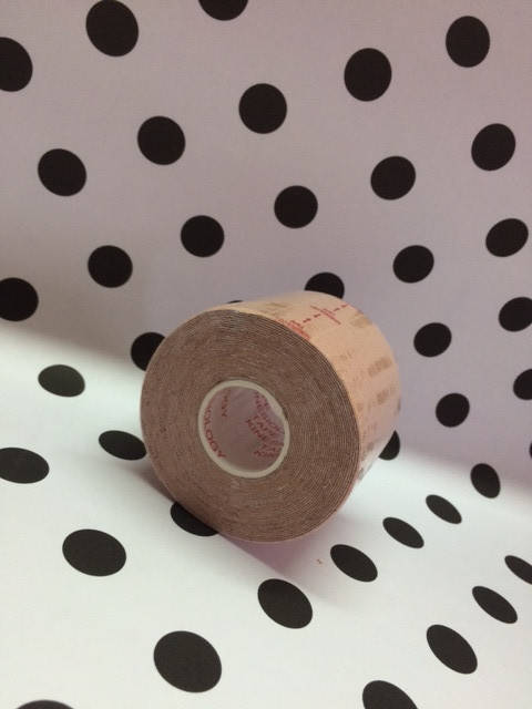 

Кинезио тейп Kinesiology Tape 5см х 5м - розовый Телесный