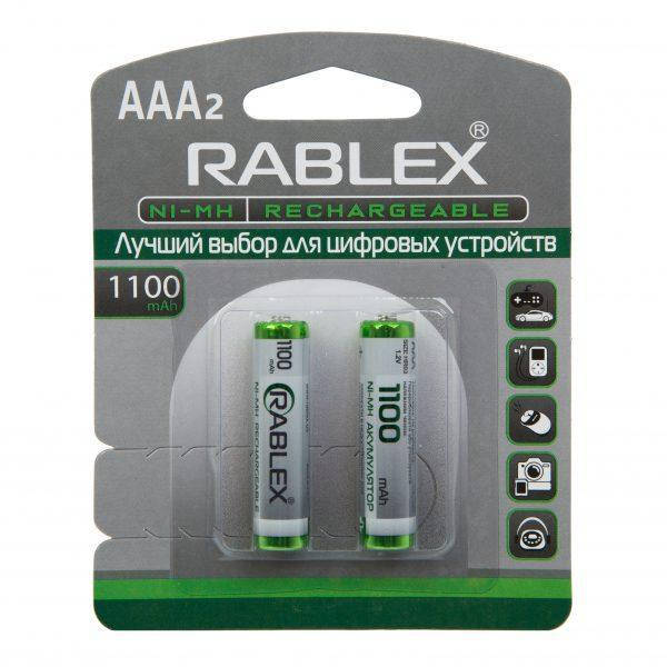 

Аккумуляторы Rablex AAA 1100mAh