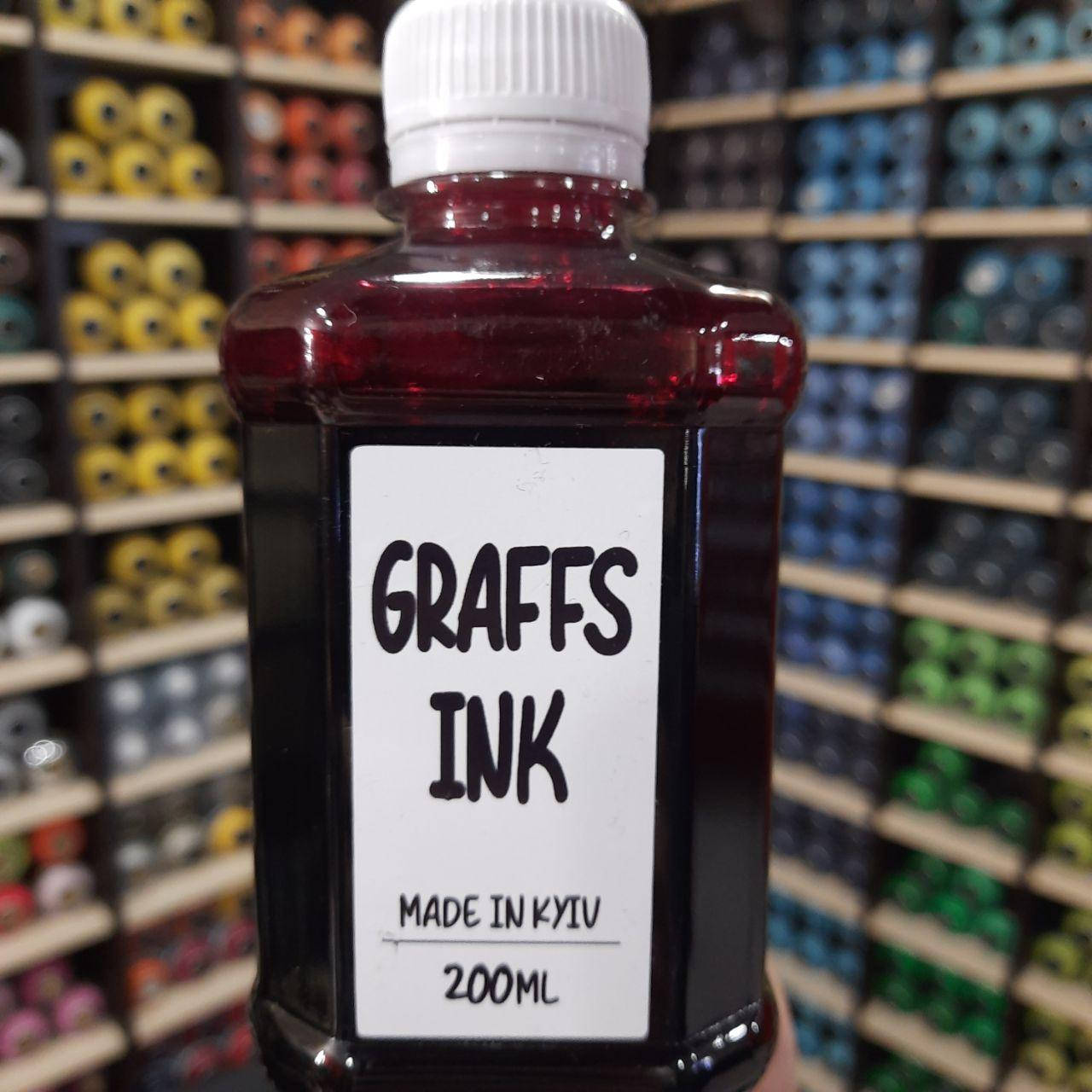 

Краска для маркеров Graffs Ink Red (Красный) 200мл