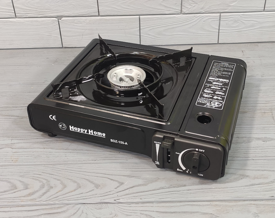

Портативная газовая горелка Happy Home (R86811) Туристическая газовая плита в кейсе