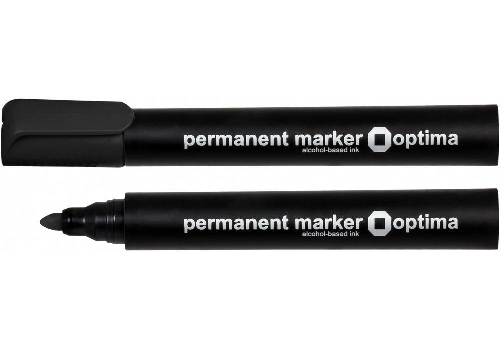 

Маркер перманентный OPTIMA 1-3mm черный O16115