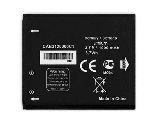 

Аккумулятор Alcatel/TCL CAB3122001C1, CAB3120000C1, CAB20K0000C1