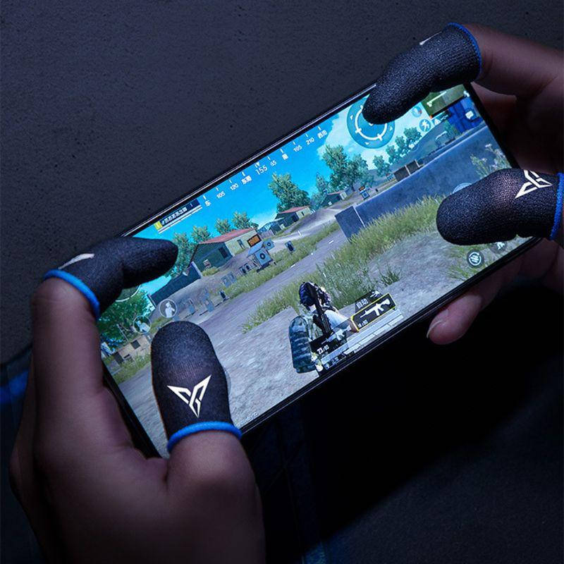 

2 пары мобильные напальчники Flydigi Seuno 2020 Beehive 4 синие для Pubg mobile