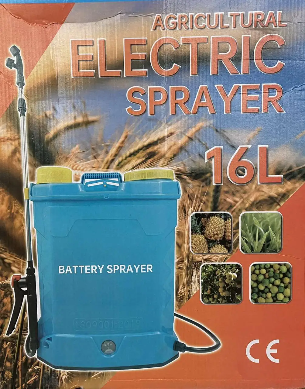 

Оприскувач акумуляторний 16 літрів BATTERY SPRAYER, Голубой
