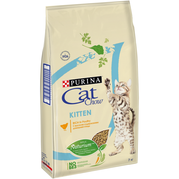 

Purina Cat Chow Kitten Сухой корм для котят с курицей на вес / 1 кг