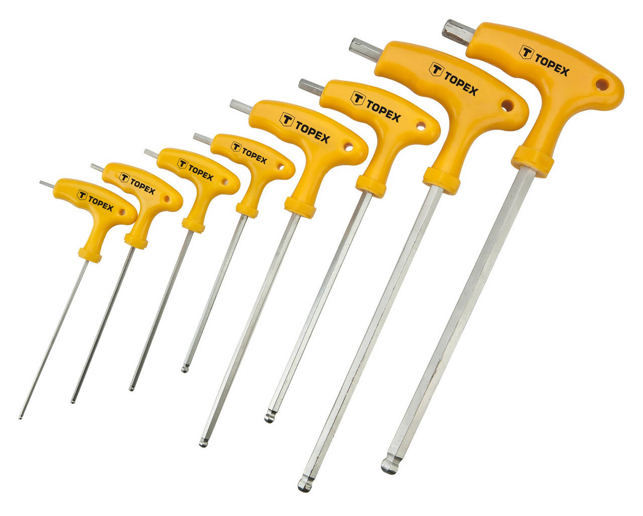 

Набор ключей шестигранных HEX 8шт. TOPEX 35D967