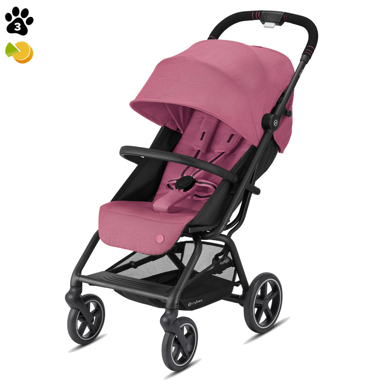 

Прогулочная коляска Cybex Eezy S+2 Magnolia Pink