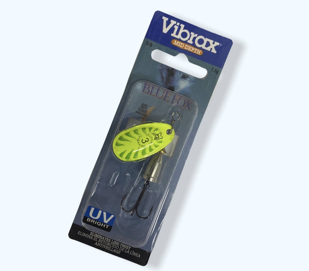

Блесна вертушка светонакопительная BLUE FOX UV 7.5 г. 09, Синий