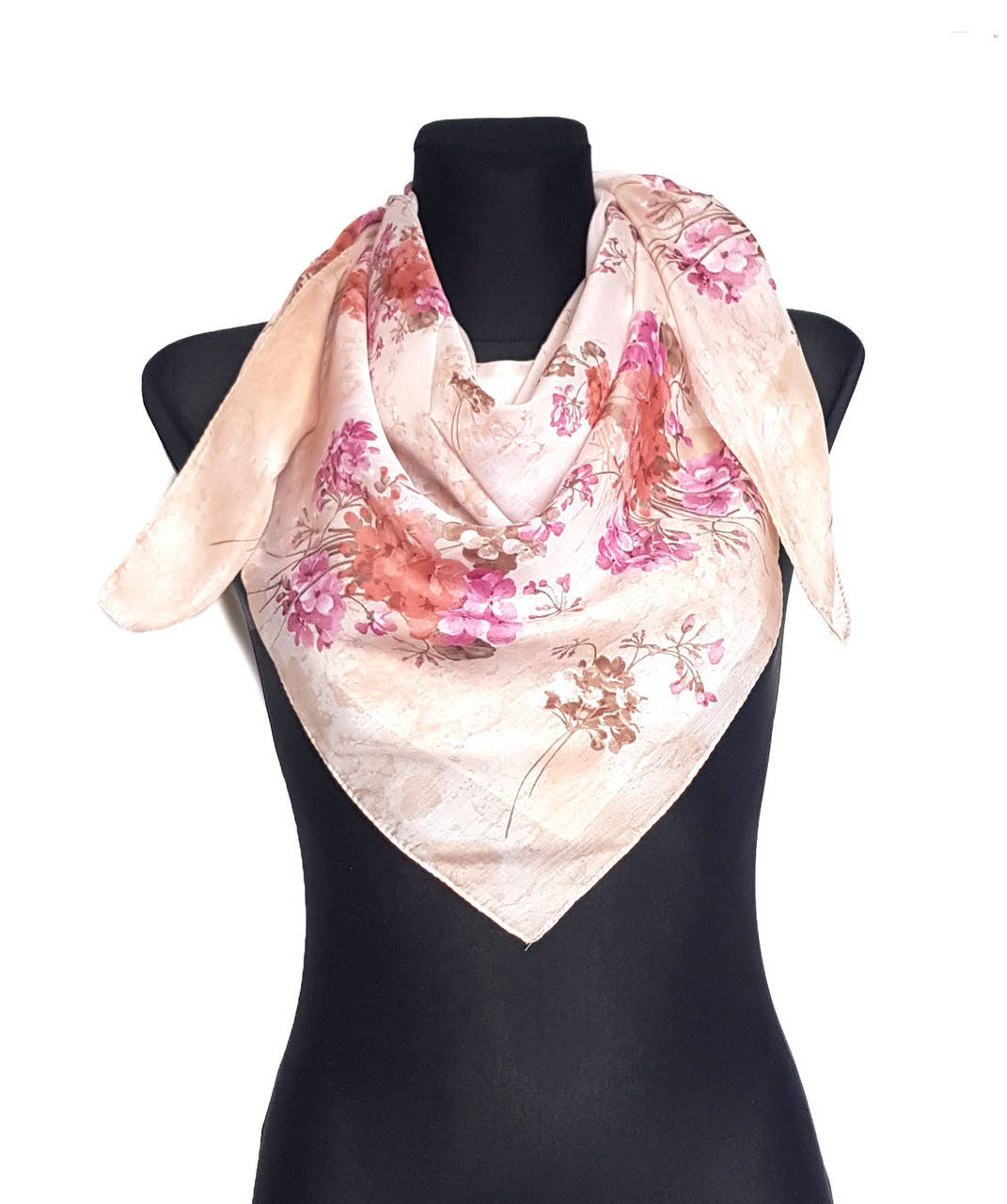 

Платок женский батистовый легкий Паулина, Персиковый