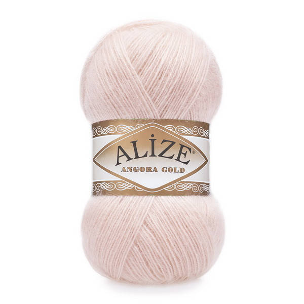 

271 Пряжа Alize Angora Gold жемчужно-розовый