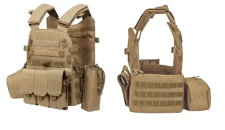

Плитоноска с подсумками тактический военный бронежилет Plate Carrier coyote