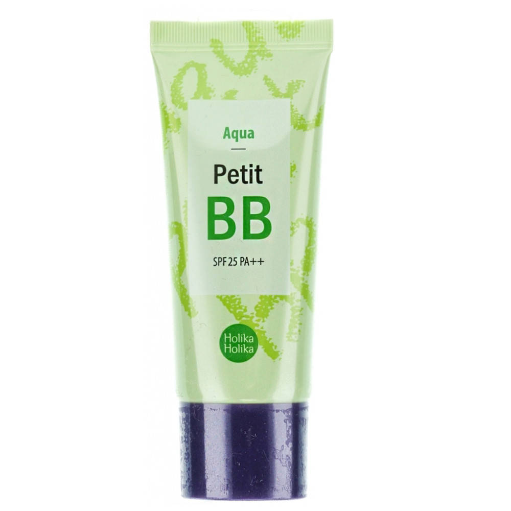 

Освежающий BB-крем с экстрактами цветов Holika Holika Petit BB Aqua SPF 25 PA++ 30 мл (8806334355593)