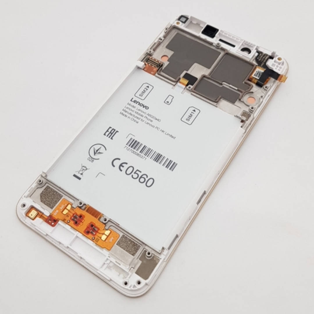 

Дисплей Lenovo A6020a40 золотой сервисный оригинал с разборки, Золотистый