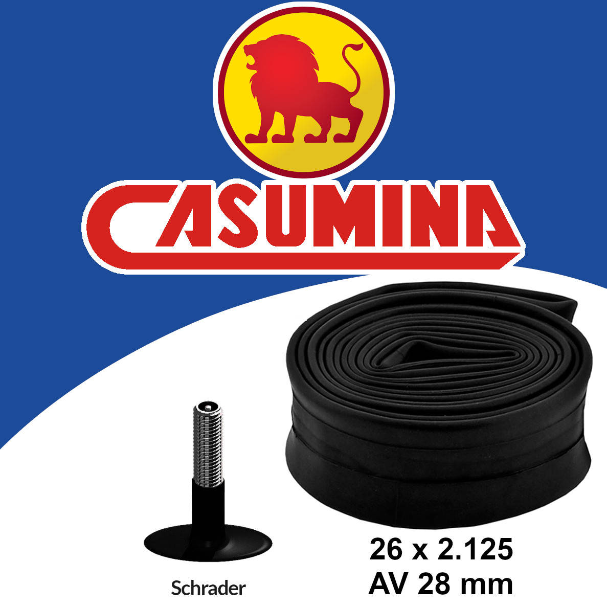 

Камера CASUMINA 26 х 2.125 AV 28 мм