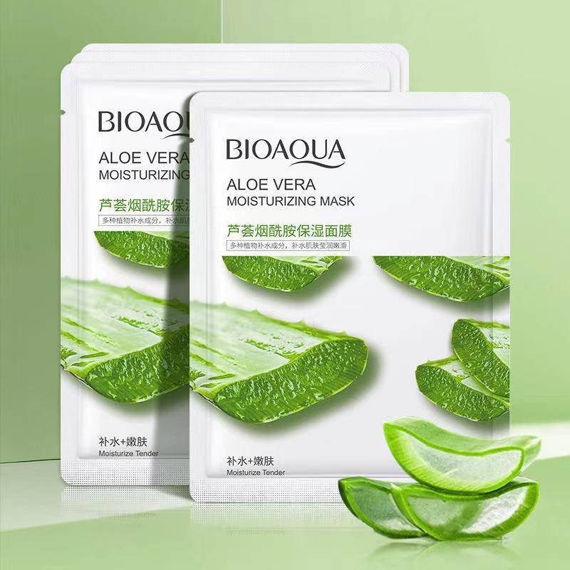 

Маска для лица екстрактом алоэ Bioaqua Aloe Vera Moisturizing Mask