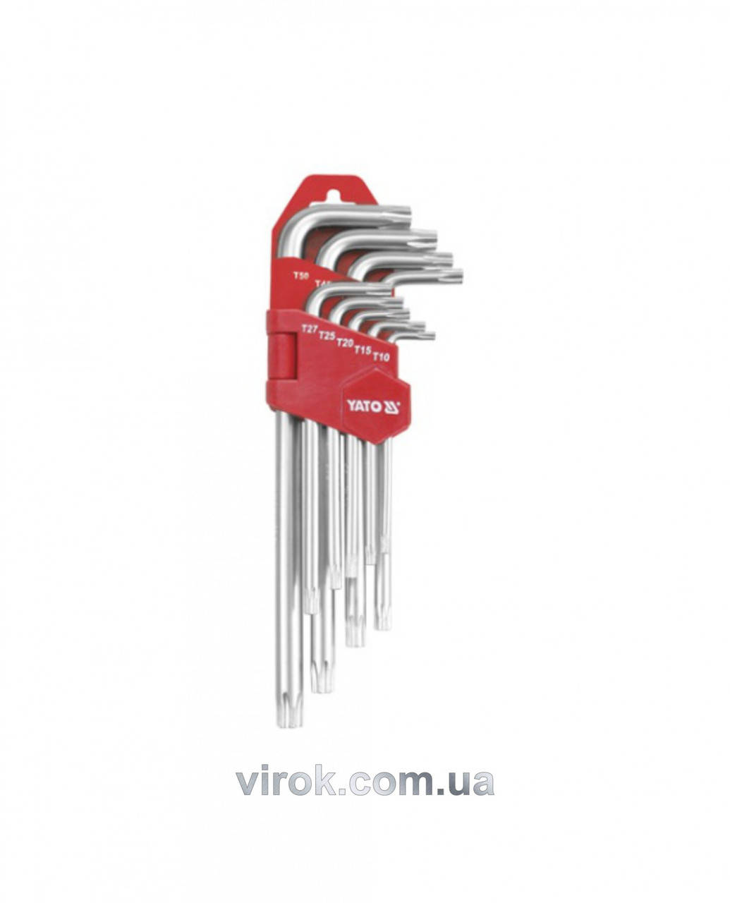 

Набор ключей Torx Г-образных YATO Т10-Т50 9 шт YT-0512